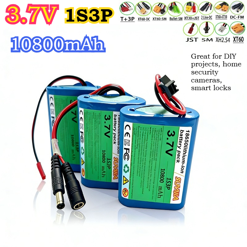 Home Security Robots - 3.7V 10800mAh 1S3P 18650 DIY projeleri,