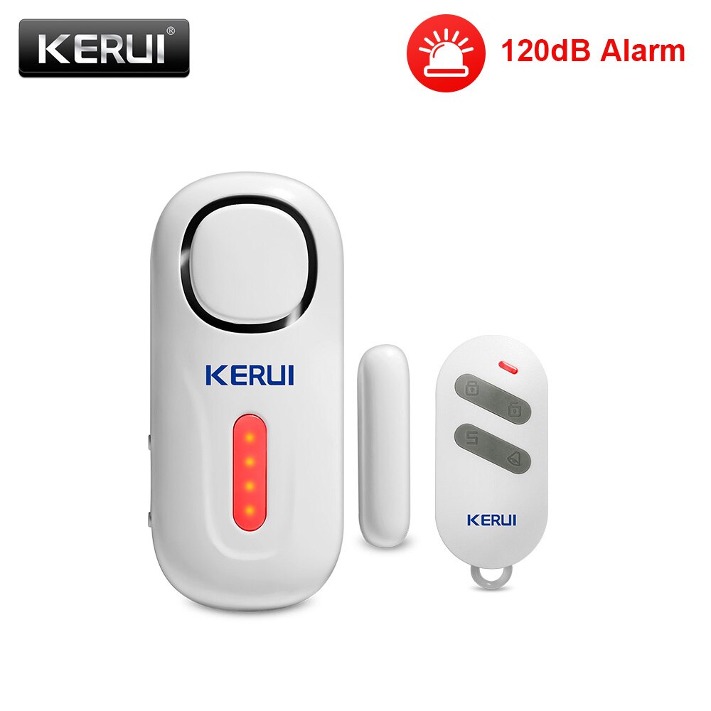 Sim Gsm Alarm - KERUI 120DB Kablosuz Kapı/Pencere Giriş Güvenlik