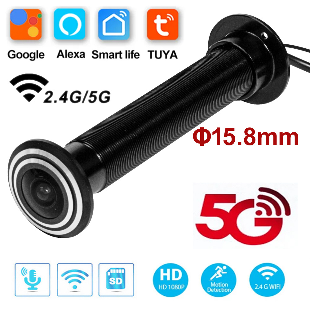 5G 2.4G WIFI 16MM Tuya Wifi Ka - Home Security Front Door Camera incelemesi ve fiyatı