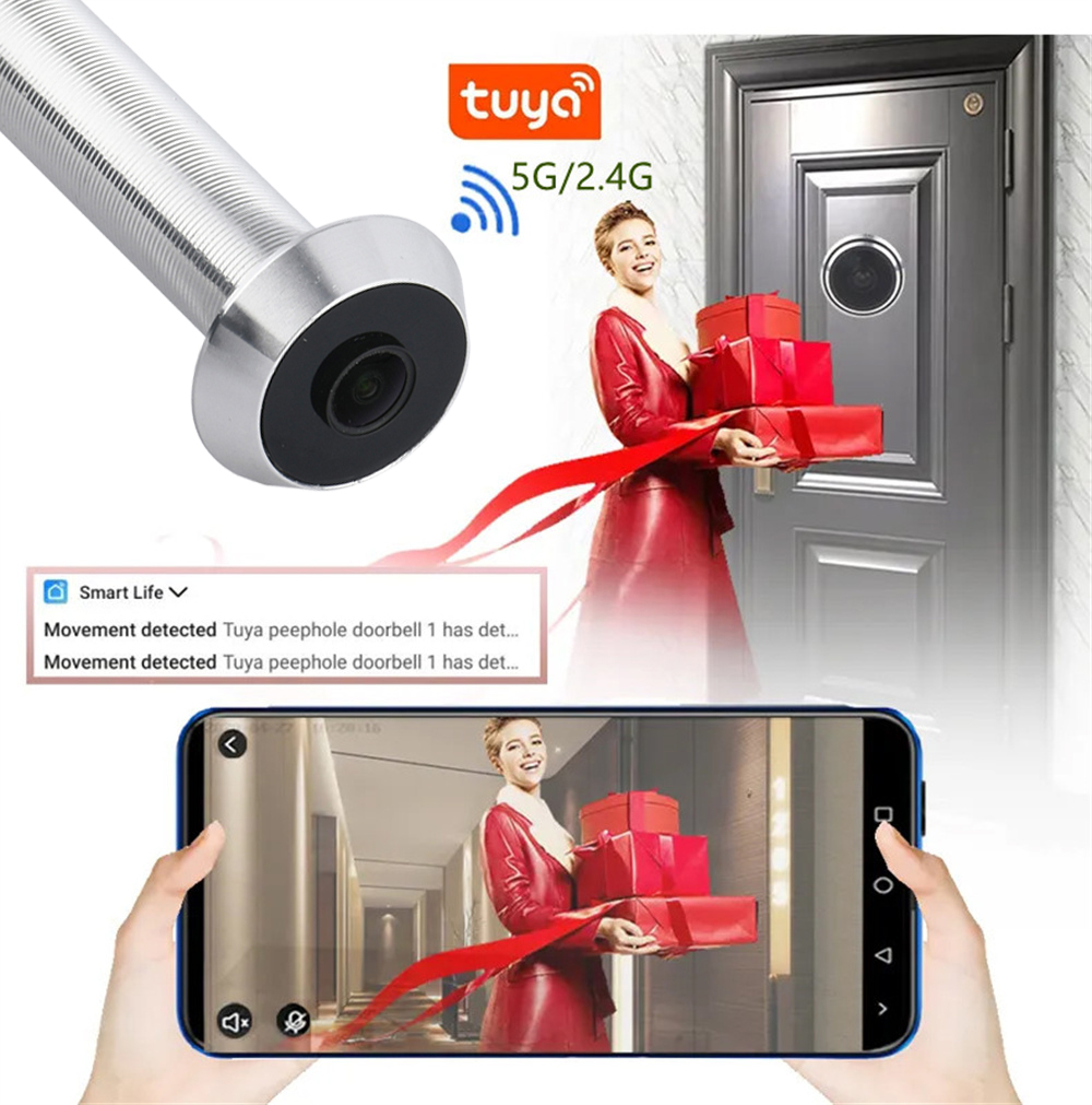LED Kapı Gözü Kamerası 1080P 2 - Home Security Front Door Camera incelemesi ve fiyatı