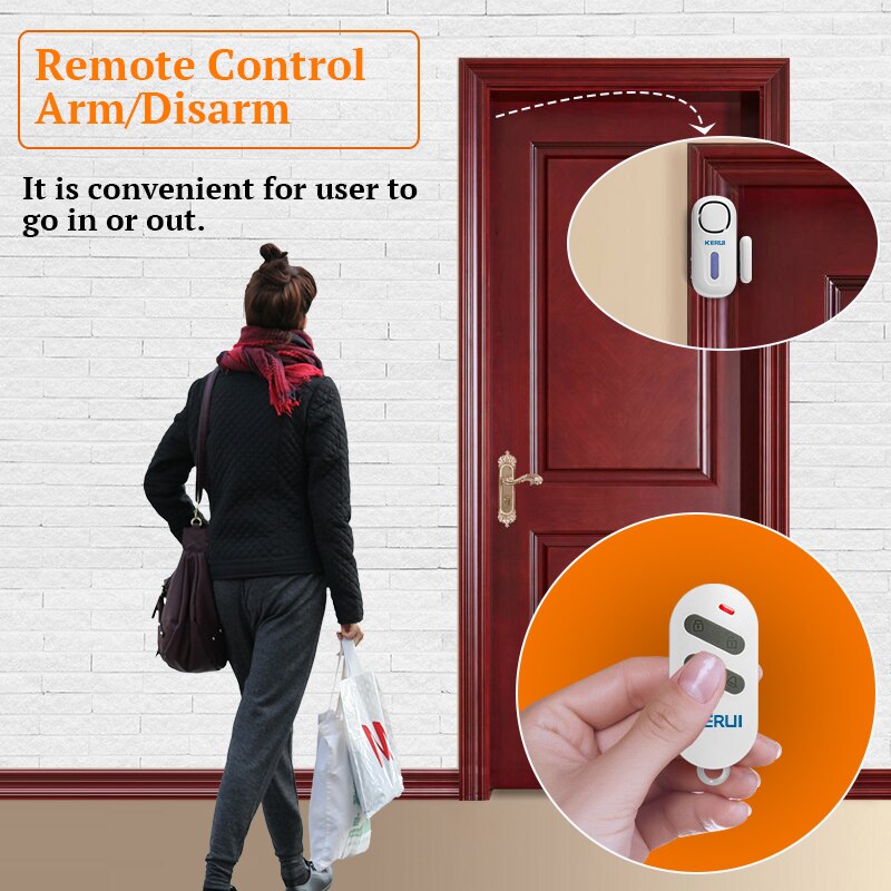 KERUI 120DB Kablosuz Kapı/Penc - Sim Gsm Alarm incelemesi ve fiyatı