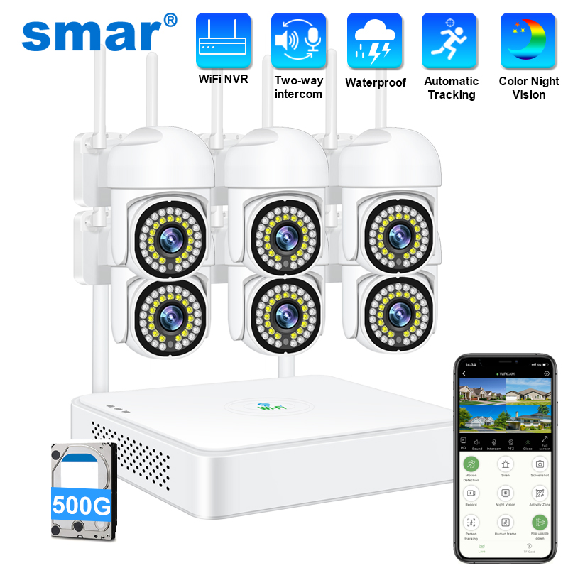 Smar 3MP Kablosuz CCTV Güvenli - Sim Gsm Alarm incelemesi ve fiyatı