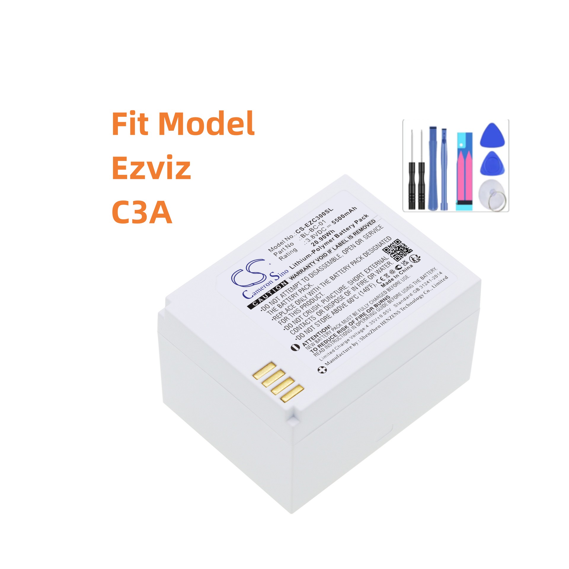 Ezviz İçin Yedek Pil: BL-BC-01 - Home Security Battery Replacement incelemesi ve fiyatı